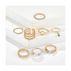 8-Piece Sparkle Ring Set