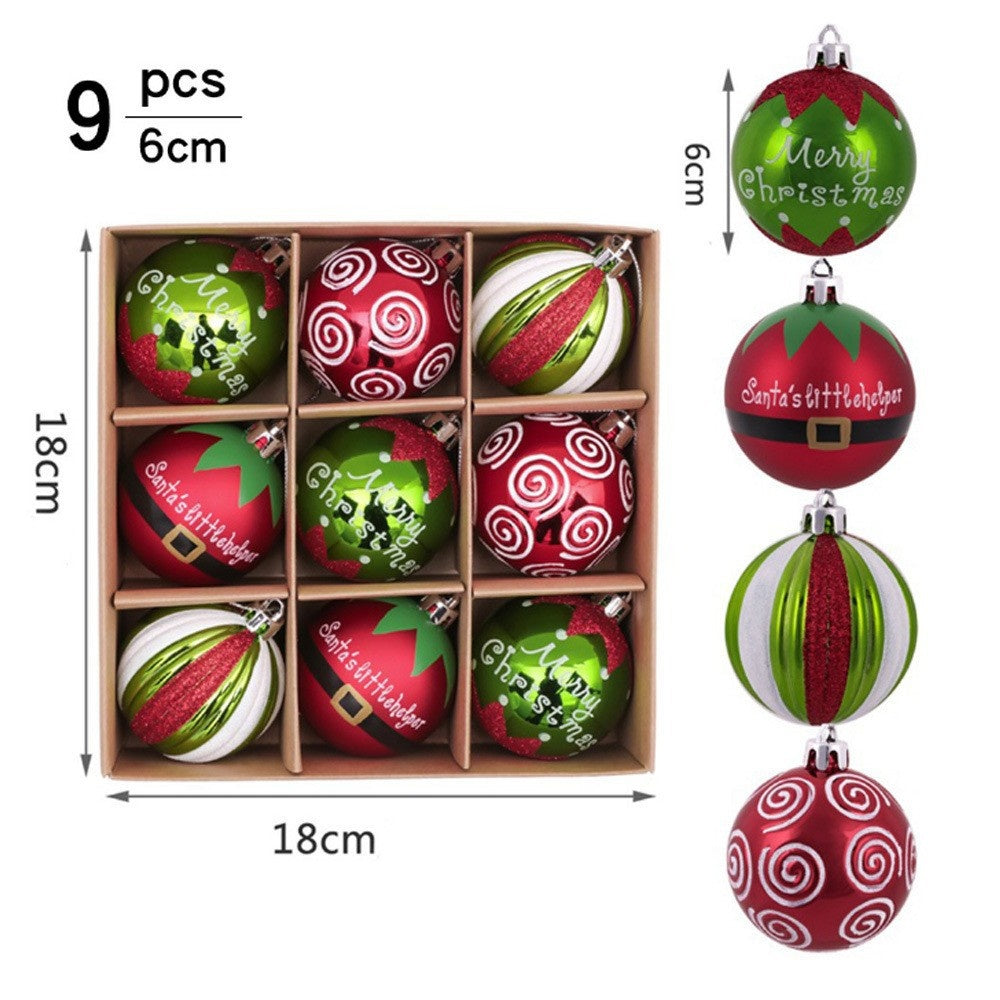 Hand-Drawn Christmas Bauble Set