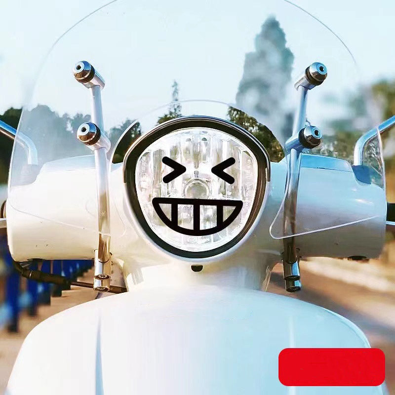 Electric Motorcycle Headlamp Sticker