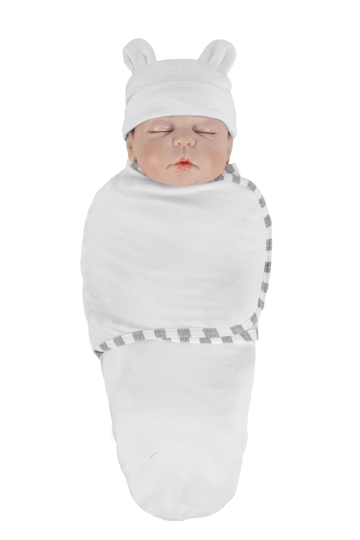 Newborn Swaddle Wrap & Hat Set