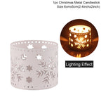 Christmas Iron Candle Holder
