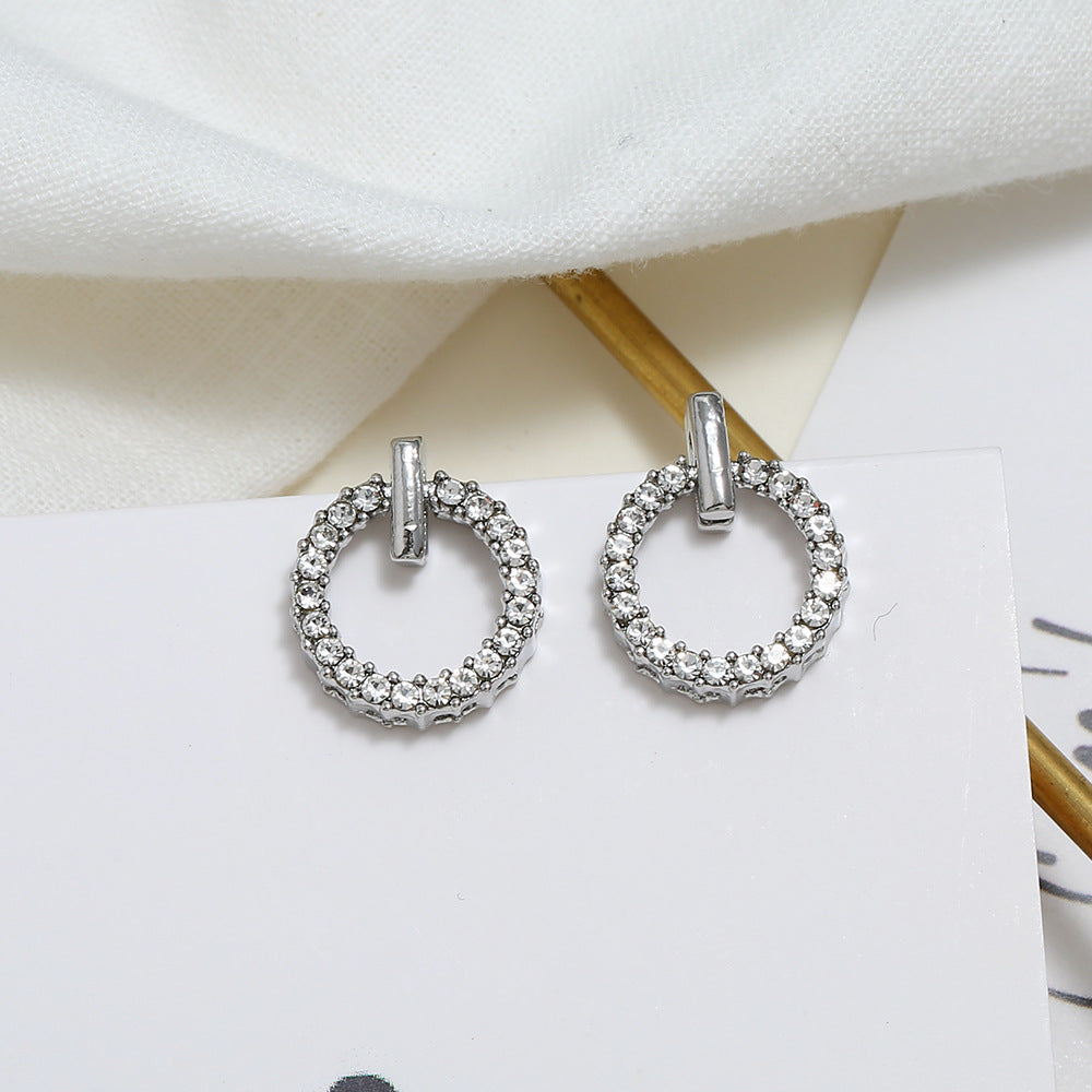 Circle Stud Earrings