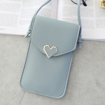 Love Buckle Mobile Phone Bags Transparent Touch