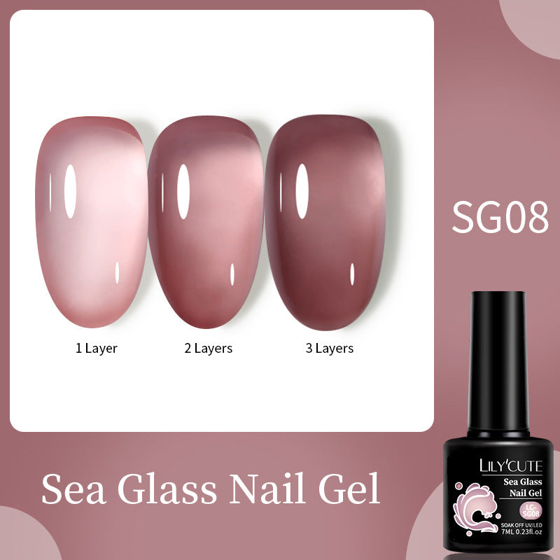LILYCUTE Amber Jelly Gel Polish – 19 Shades