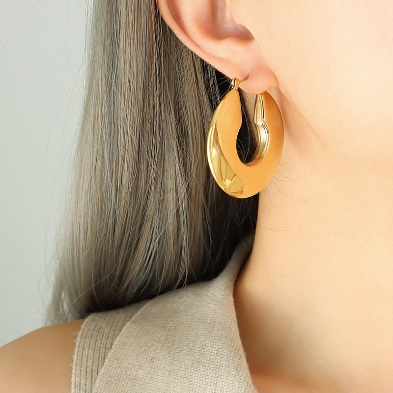 Kayleigh Chunky Hoop Earrings
