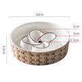 Ceramic Slow Feeder Dog Bowl