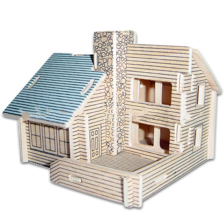 3D Puzzle Three-dimensional Wooden