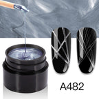 Nail Art Metal Brushed Glue Painting