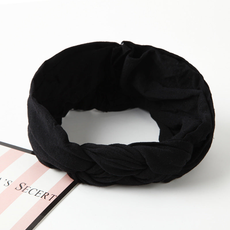 Nylon Headband Cross Chinese Knot Baby Hair