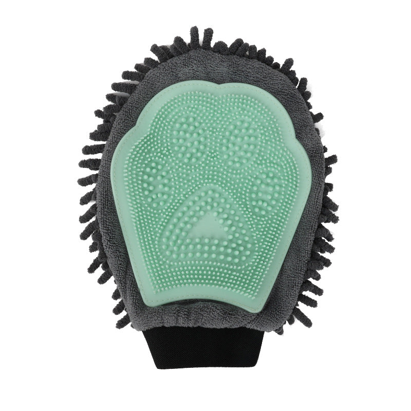 2-in-1 Pet Bath Brush Glove