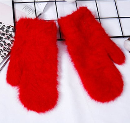 Angora Wool Gloves