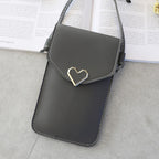 Love Buckle Mobile Phone Bags Transparent Touch