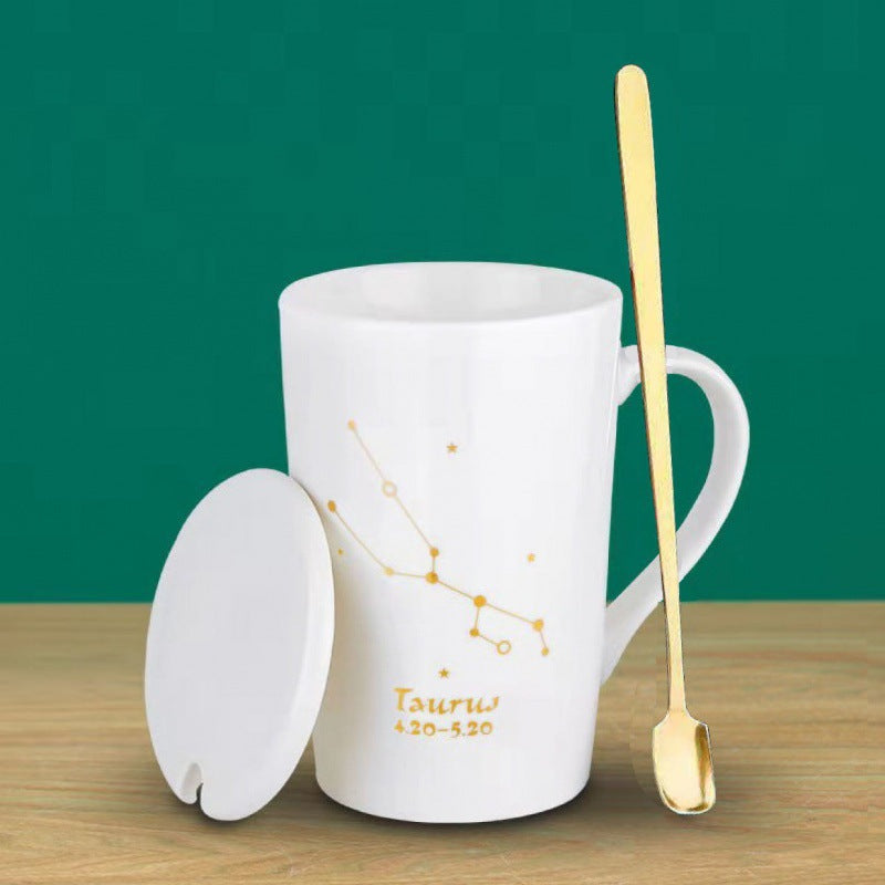 Ceramic Mug Coffee Cup Lid