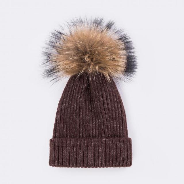 Pompom Beanie Hat
