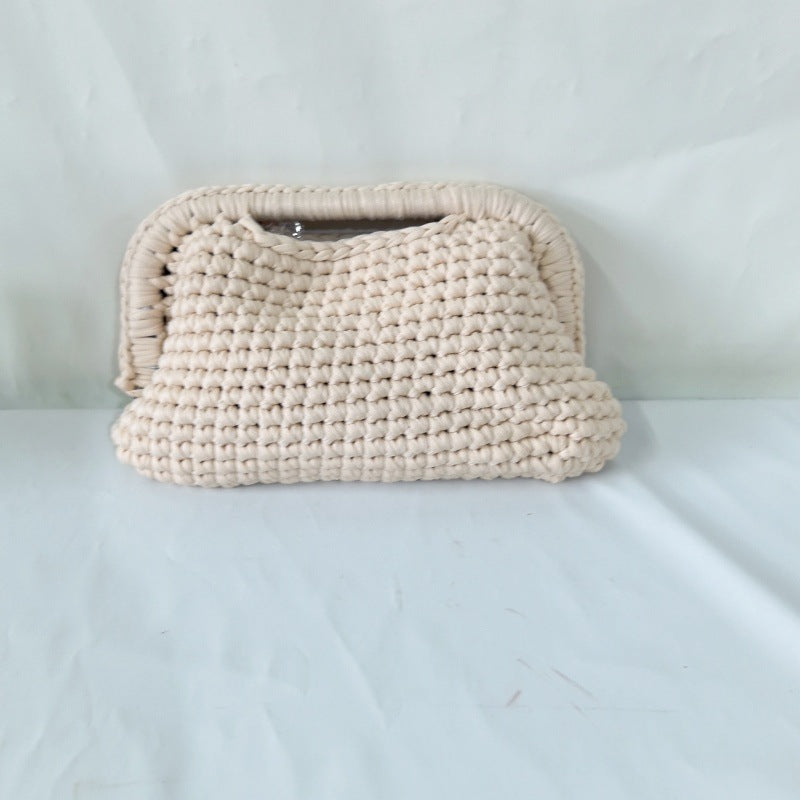 Hand-crocheted Clutch Bag