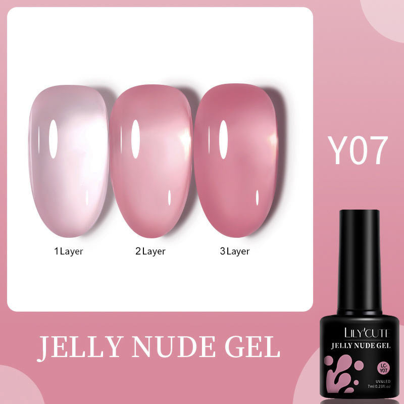 LILYCUTE Amber Jelly Gel Polish – 19 Shades