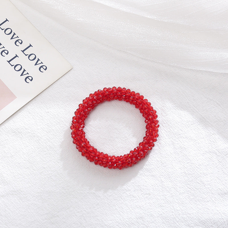 Crystal Hair Tie Jewelry Multicolor