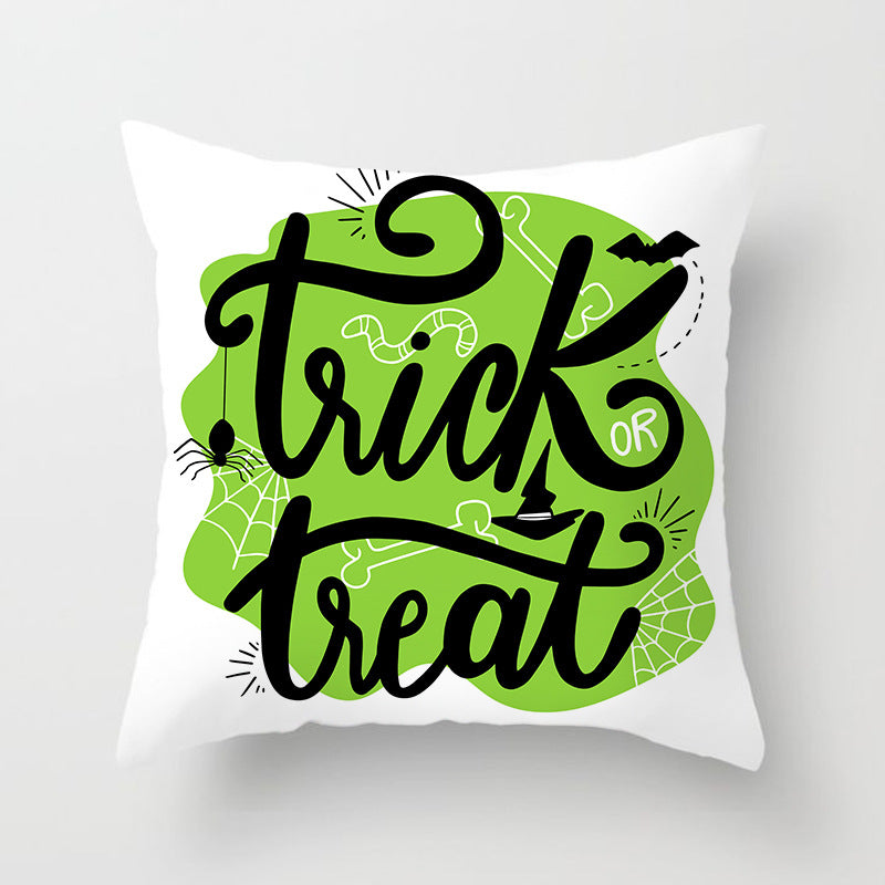 Printed Throw Pillow Cushion Cover