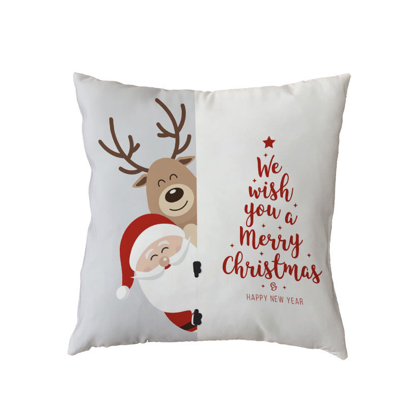 Christmas Ball and Tree Pillow Cover