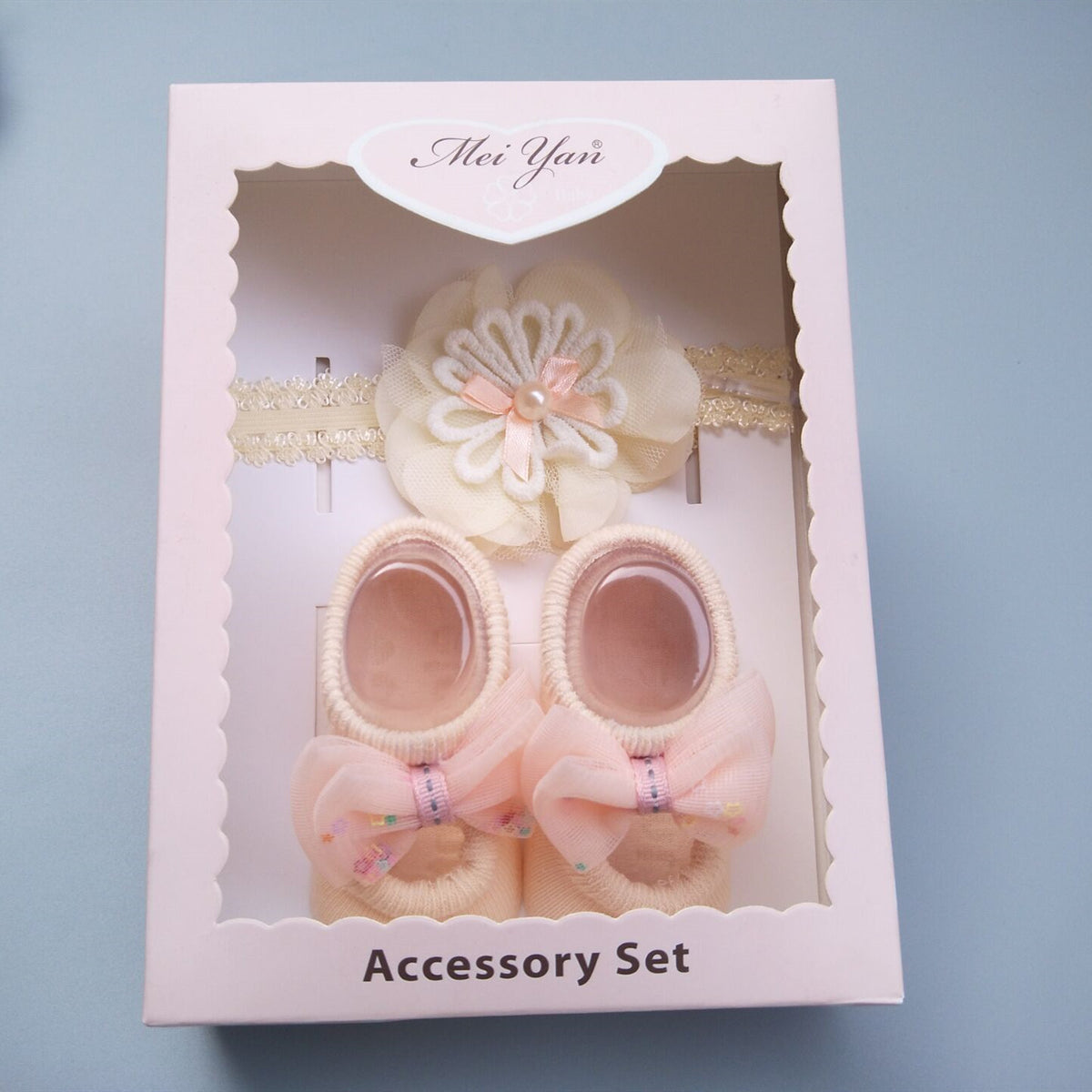 Baby Socks Headband Gift Box