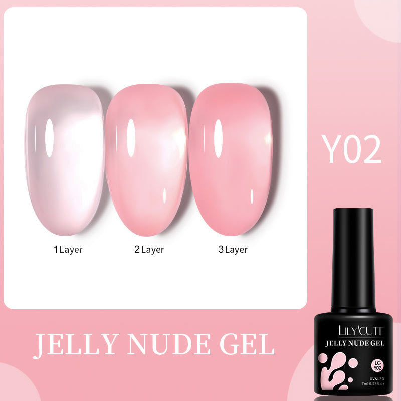 LILYCUTE Amber Jelly Gel Polish – 19 Shades