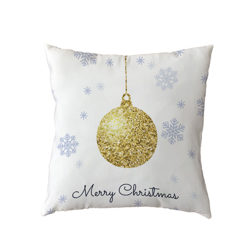 Christmas Ball and Tree Pillow Cover