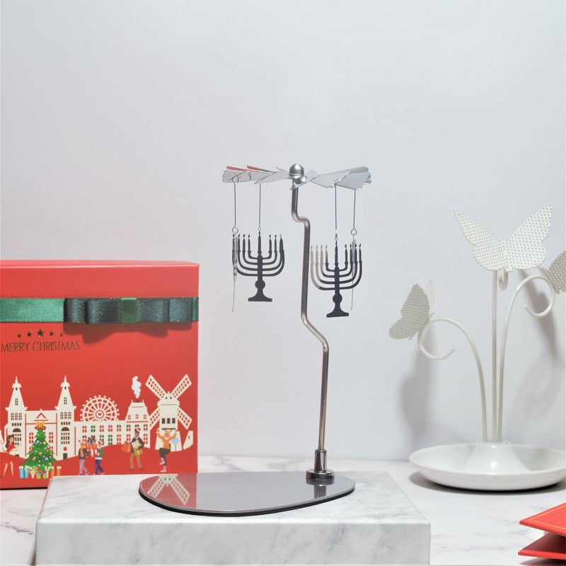 Creative Scented Candles Triangular Tray Rotating Candle
