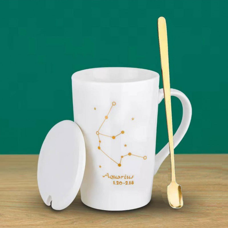 Ceramic Mug Coffee Cup Lid