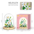 Building Blocks Bouquet Rose Sunflower Tiny Particles