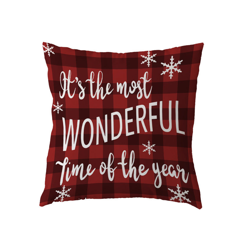 Christmas Ball and Tree Pillow Cover