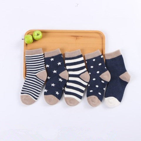 Children's Socks Thin Breathable Mid-calf Baby Boat