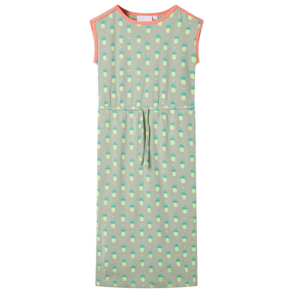 Girls' Mint Dotted Dress