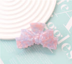 Acetate Grip Sweet Bow Shark Clip Hair