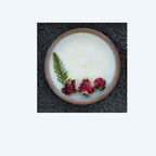 Ceramic Cup Dried Flowers Fragrant Candles