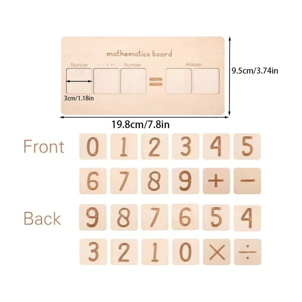 Abacus Puzzle Montessori Educational Toy Young Childrenearlylearning