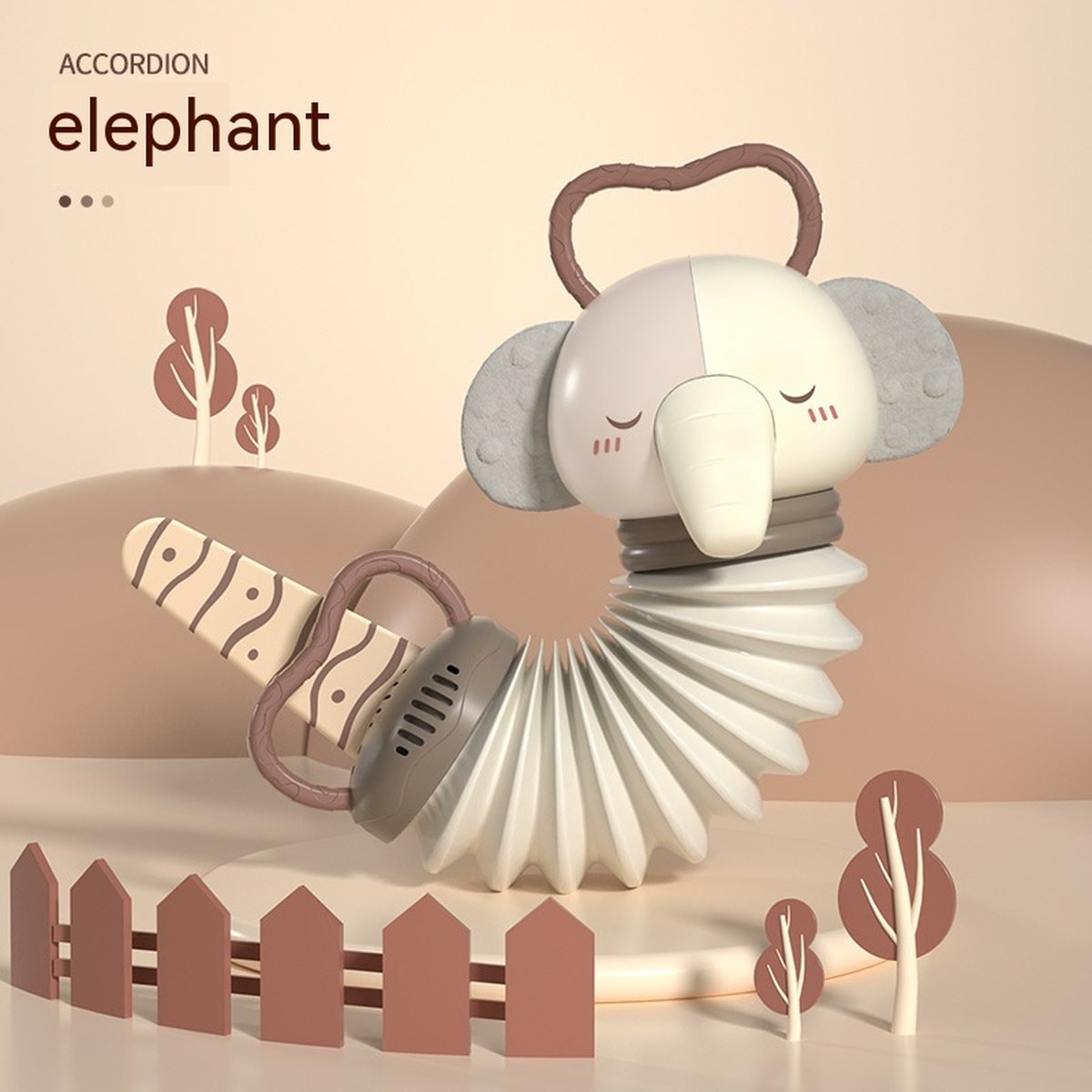 Accordion Animal Pull Toy
