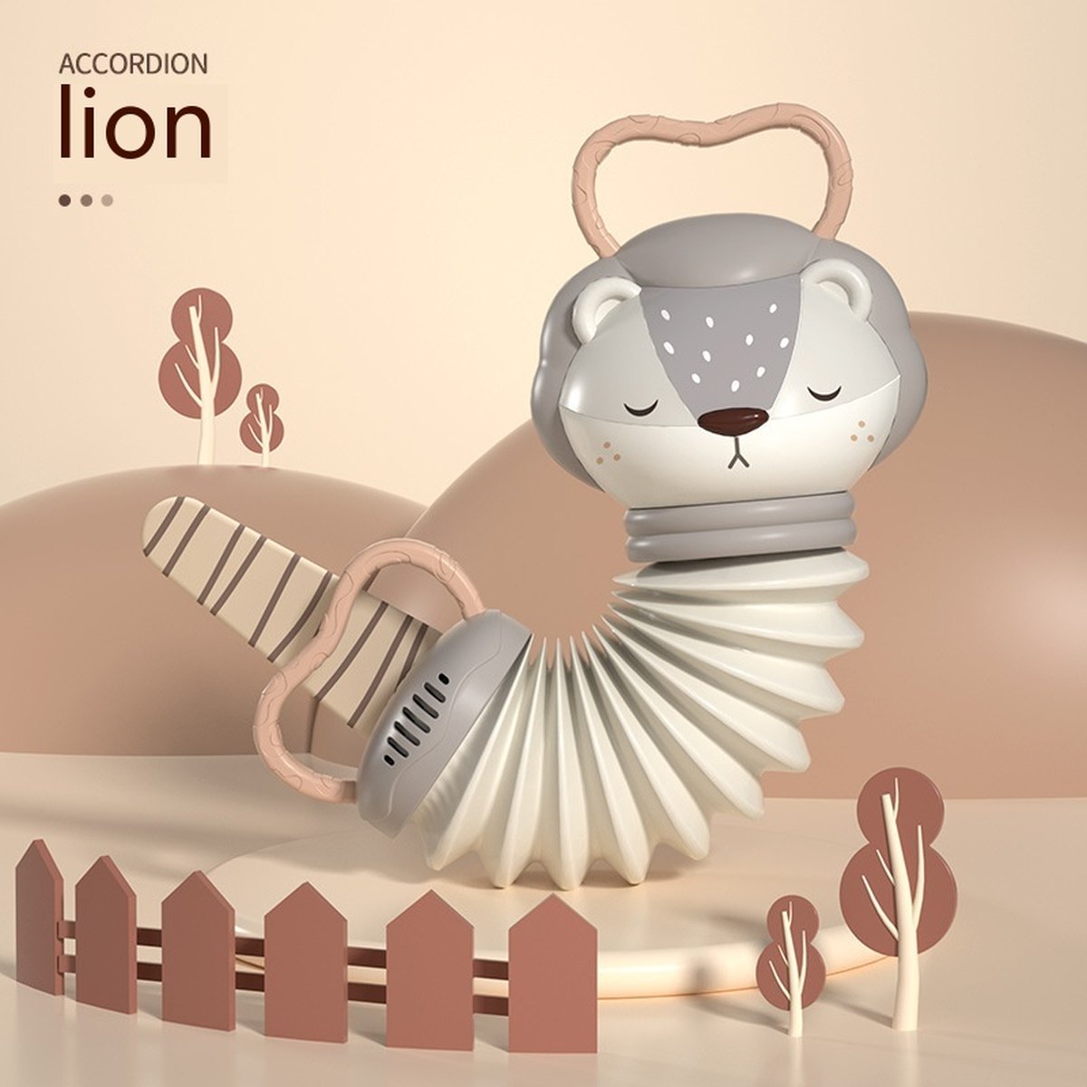 Accordion Animal Pull Toy