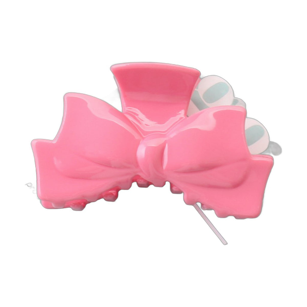 Acetate Grip Sweet Bow Shark Clip Hair