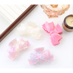 Acetate Grip Sweet Bow Shark Clip Hair
