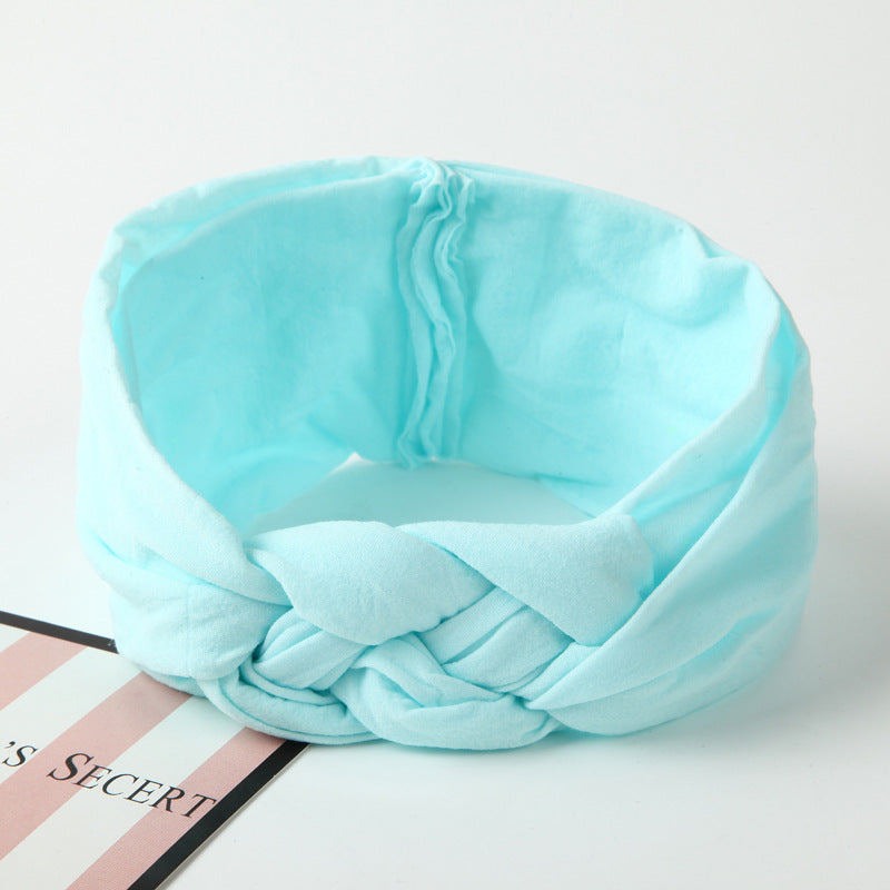 Nylon Headband Cross Chinese Knot Baby Hair