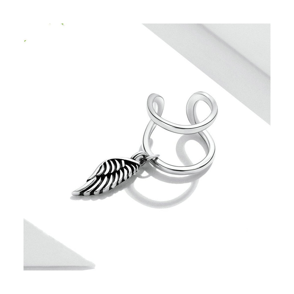 Angel Wings Single Ear Cuff