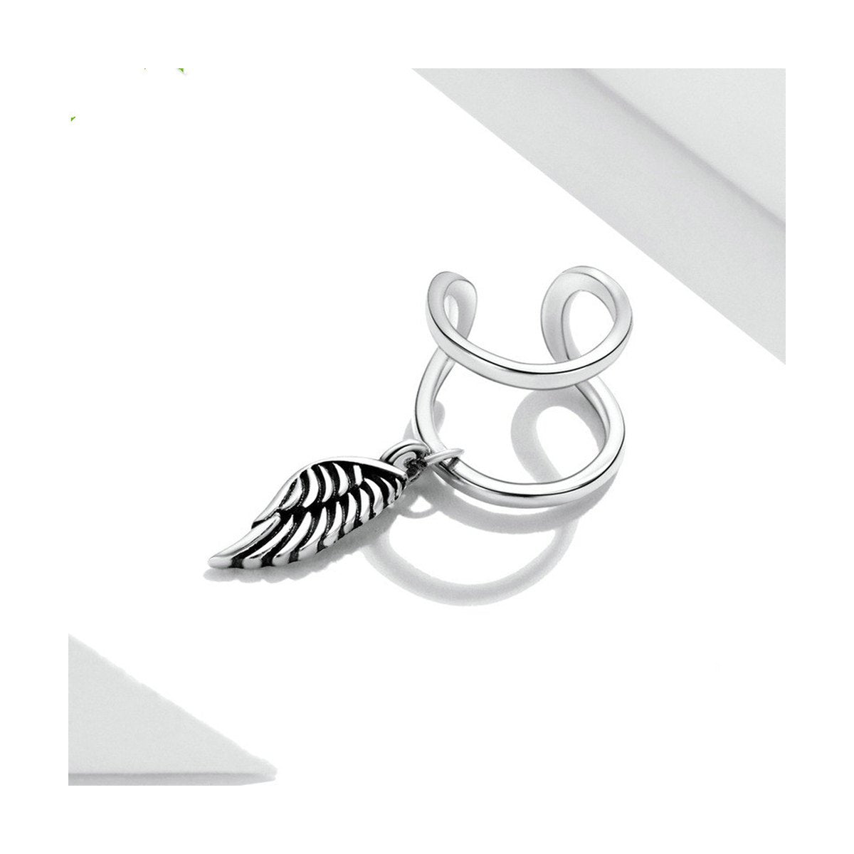 Angel Wings Single Ear Cuff