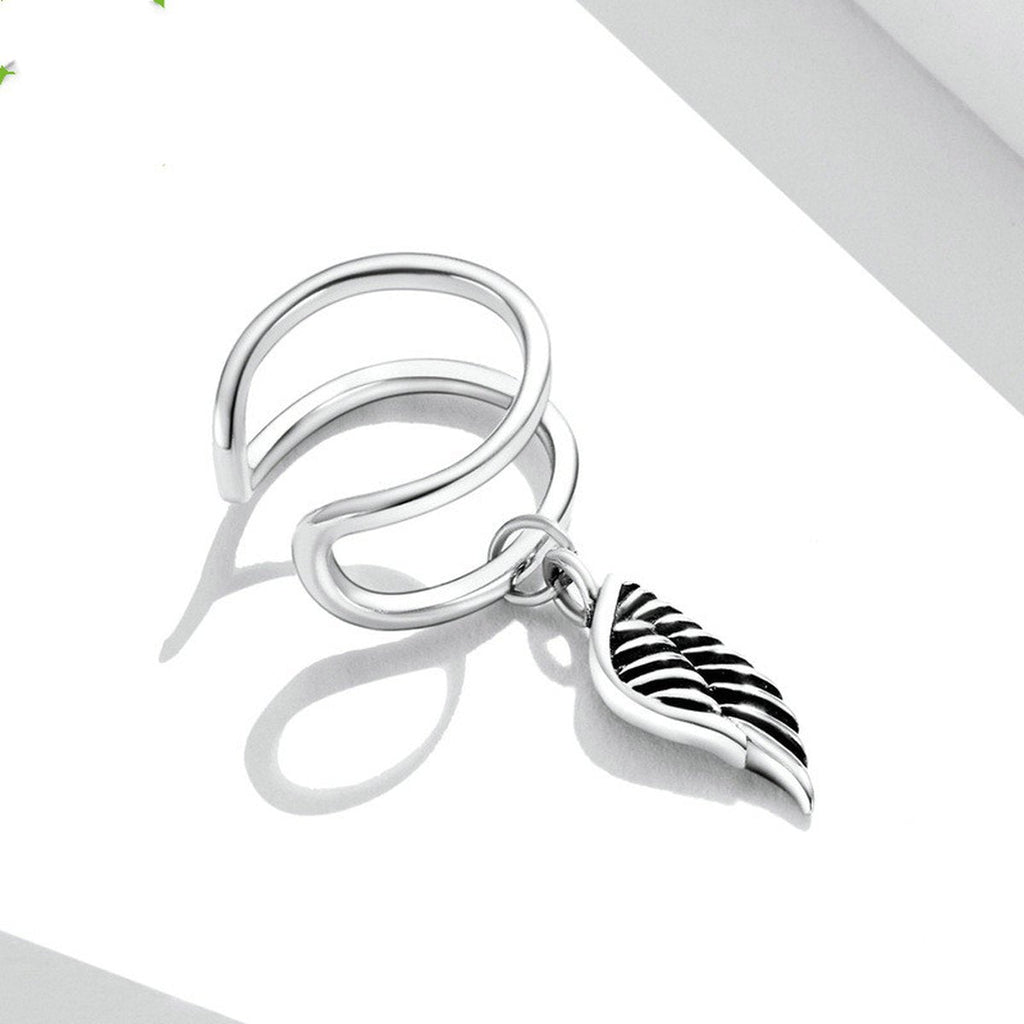 Angel Wings Single Ear Cuff