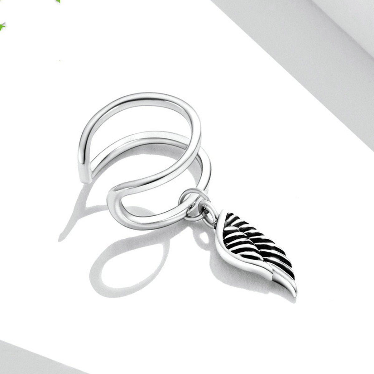 Angel Wings Single Ear Cuff