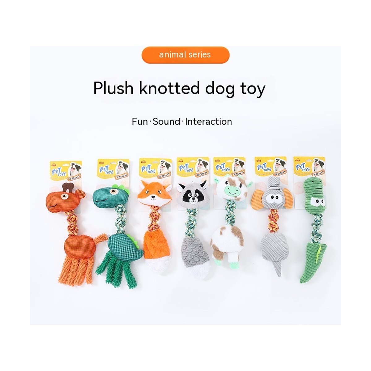 Animal Plush Dog Toy