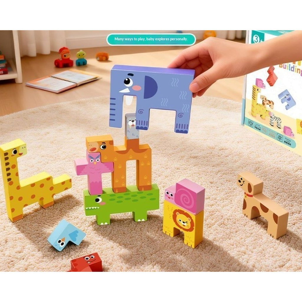 Animal Tower Balance Game