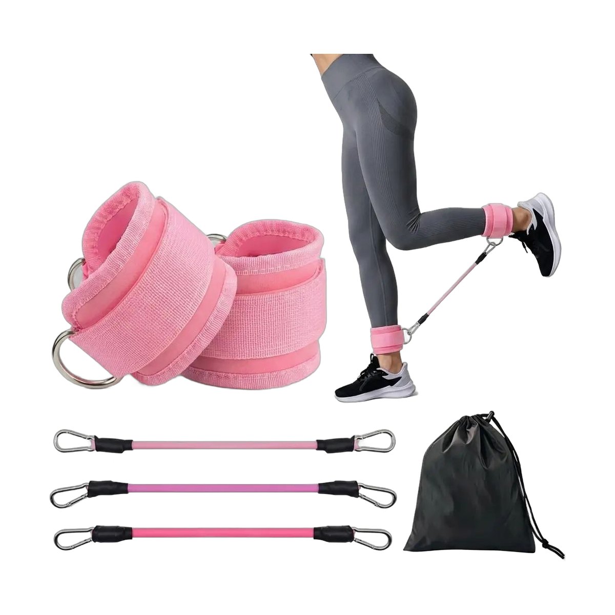 Ankle Straps Working Out Fabric Resistance Bands