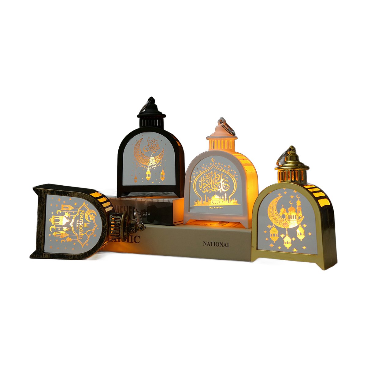 Arabian Lanterns Electronic Candles Decorative Ornaments