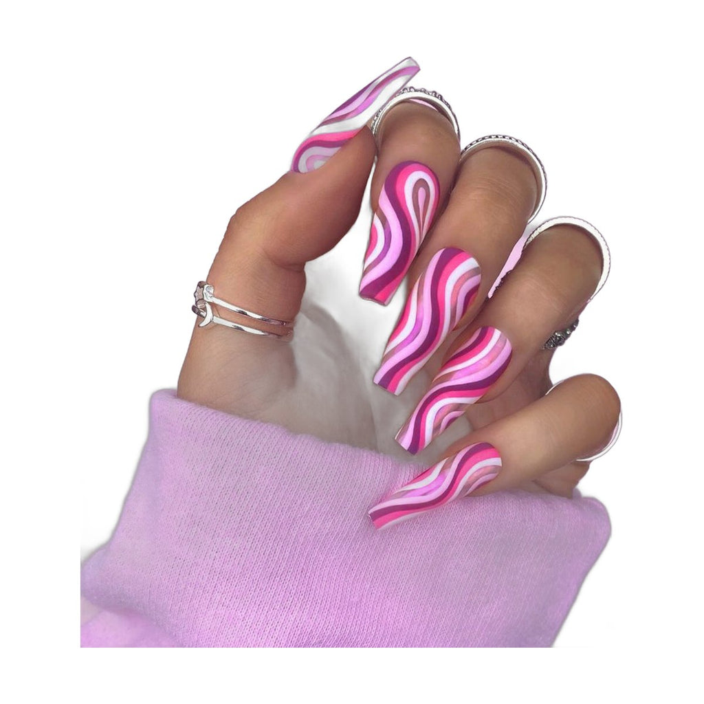 Artistic Press-On Nails