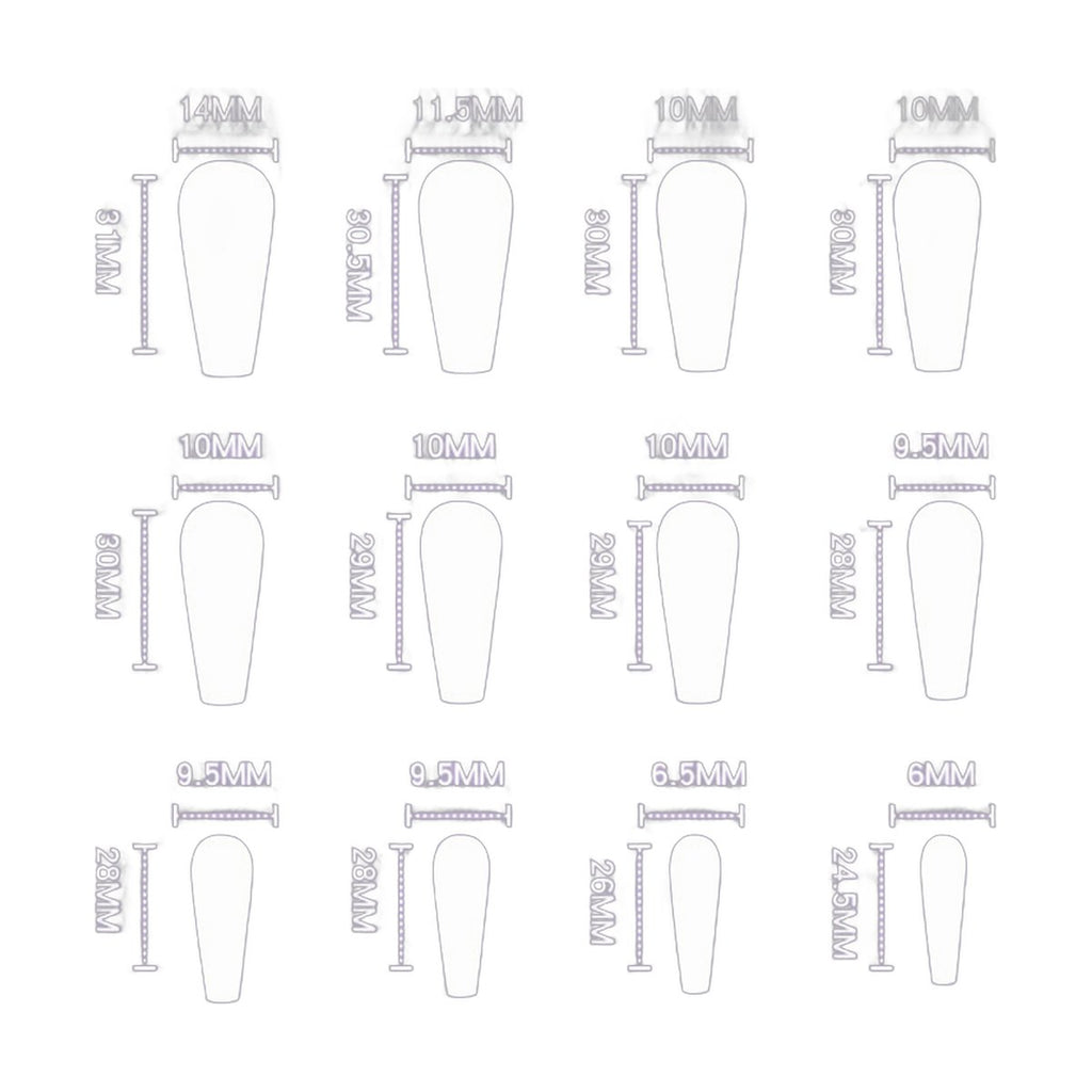 Artistic Press-On Nails